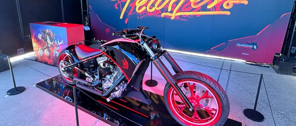 SEGA’s Year of Shadow: onthulling van Shadow’s supercoole motorfiets tijdens de MotoGP van 2024