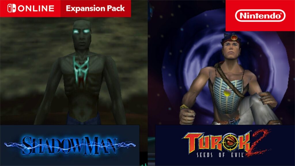 Shadow Man en Turok 2 verschijnen op Nintendo Switch Online + uitbreidingspakket