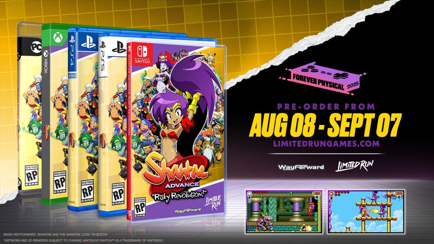 Shantae Advance: Risky Revolution fysieke edities komen naar Limited Run Games