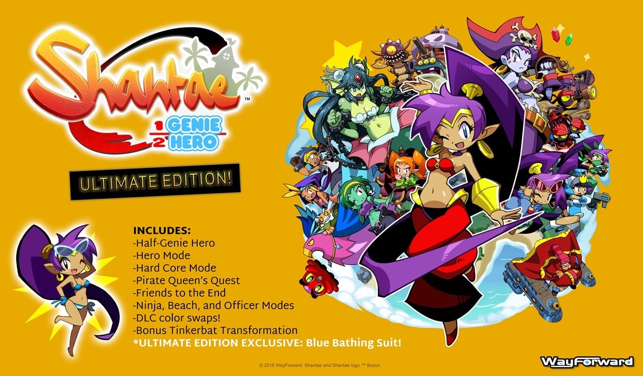 Shantae: Half-Genie Hero Ultimate Edition komt 27 April