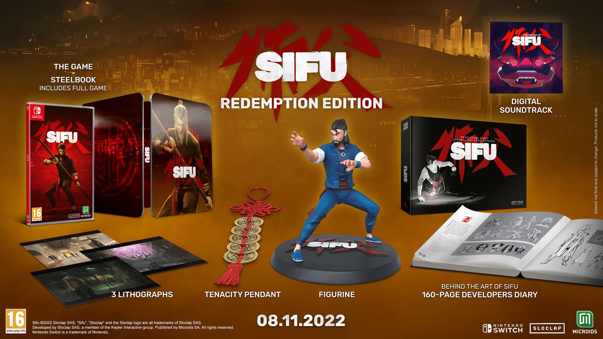 Sifu fysieke release bevestigd