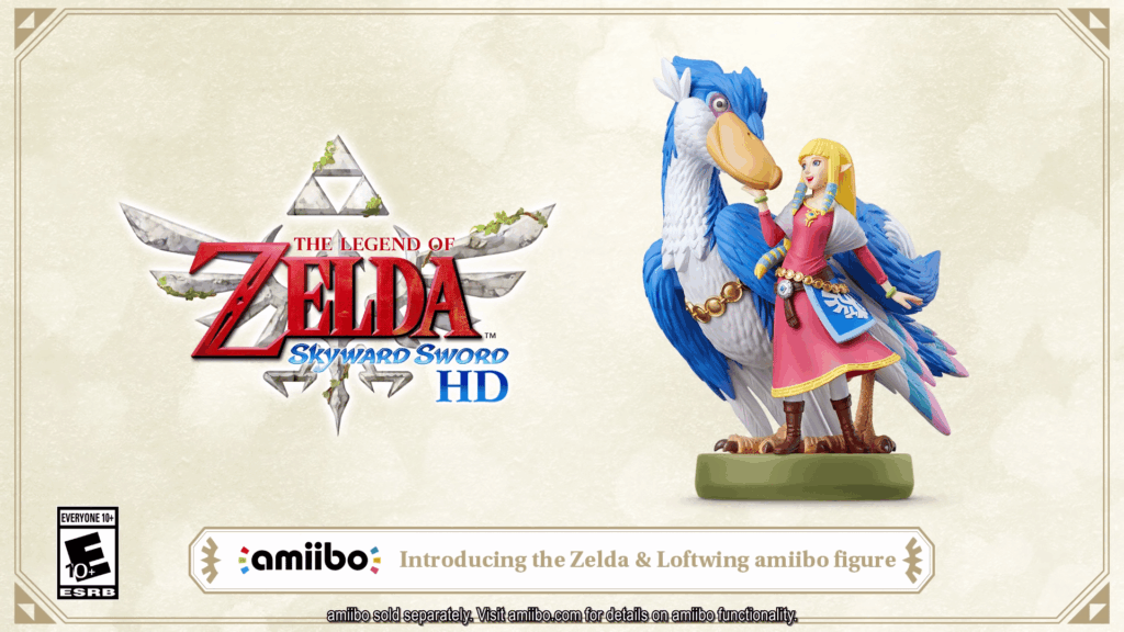 Skyward Sword HD Zelda Loftwing Amiibo coming July 16th