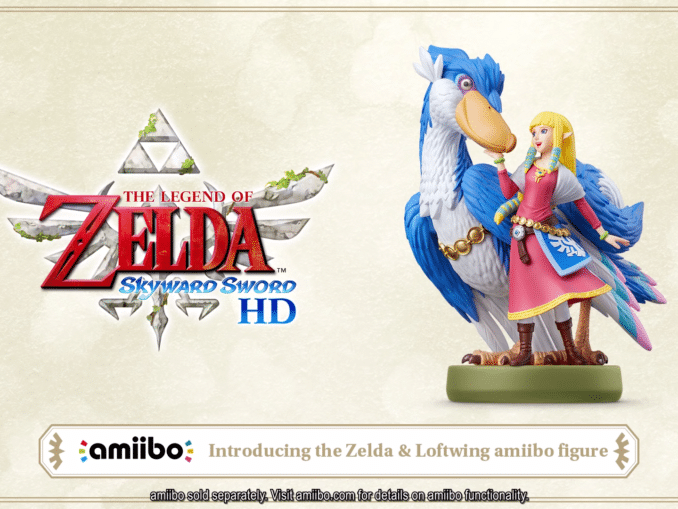 News - Skyward Sword HD Zelda Loftwing Amiibo coming July 16th 