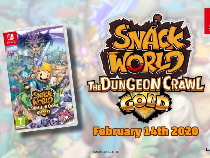 Nieuws - Snack World: The Dungeon Crawl – Gold officieel aangekondigd, lancering 14 februari 2020