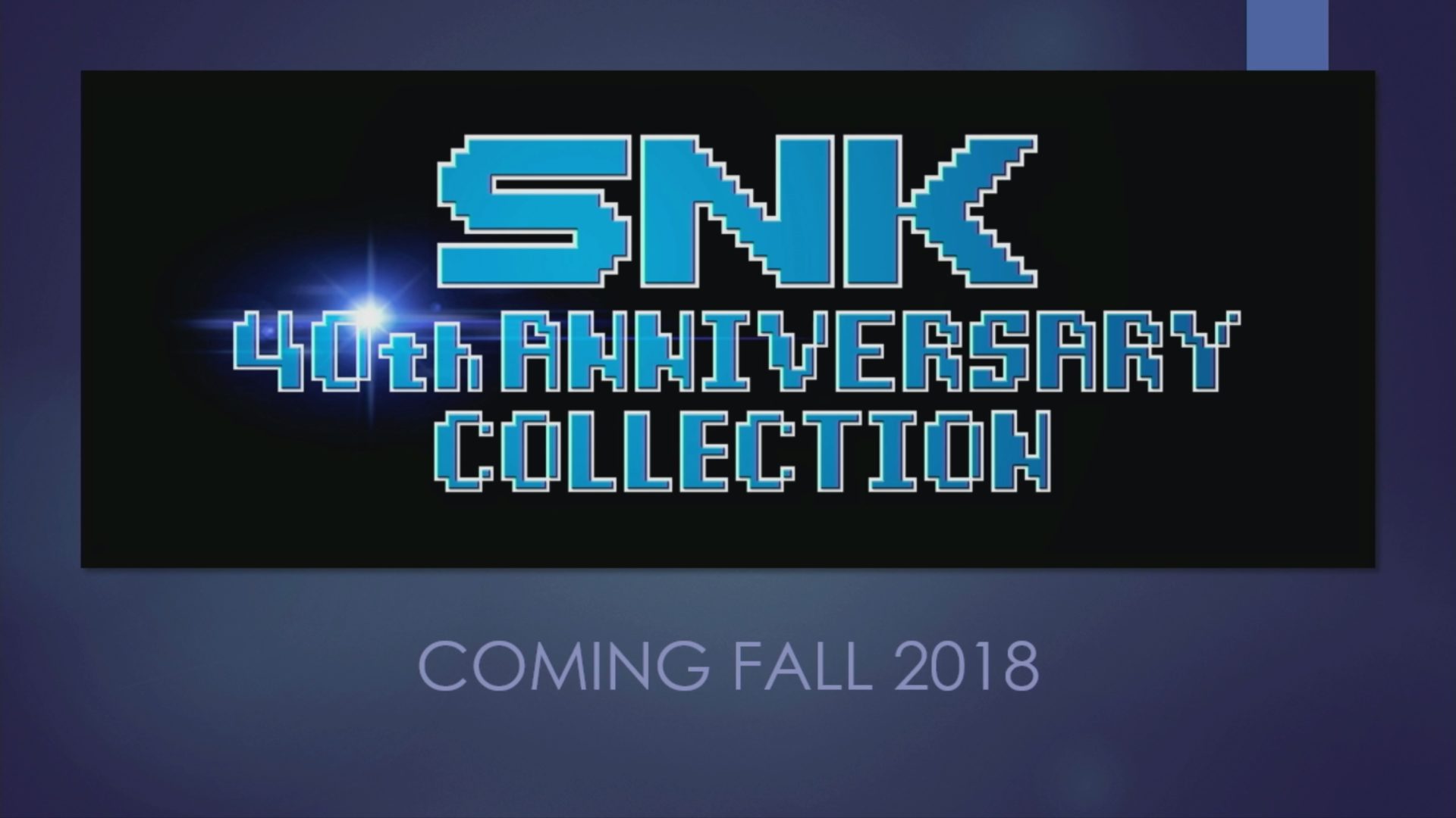 SNK 40th Anniversary Collection deze herfst