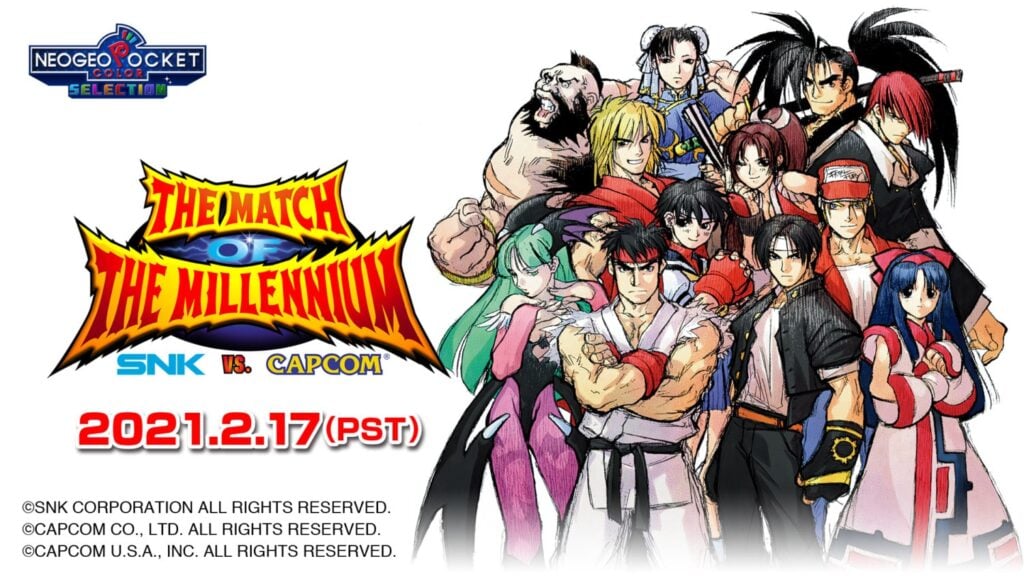 SNK VS Capcom: The Match Of The Millenium komt op 17 februari