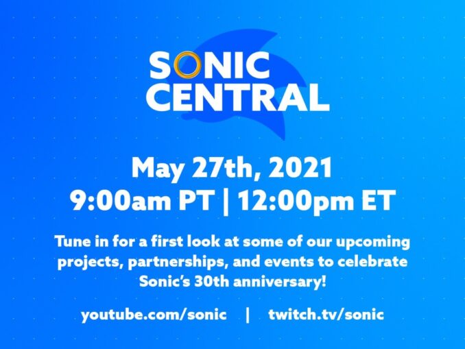 News - Sonic Central Digital Presentation today 