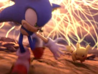 Sonic checkt hoe het met Pikachu gaat