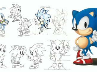Sonic ontwerper; Sonic was een menselijke jongen