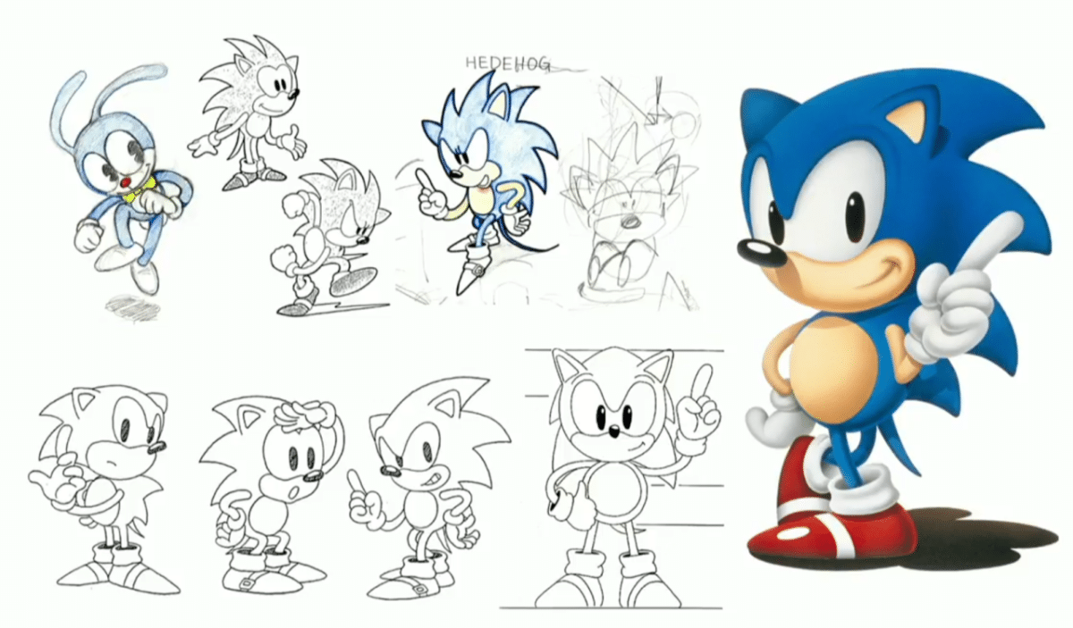 Sonic ontwerper; Sonic was een menselijke jongen Sonic ontwerper; Sonic was een menselijke jongen
