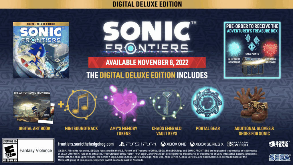 Sonic Frontiers – Combat & Upgrades Trailer