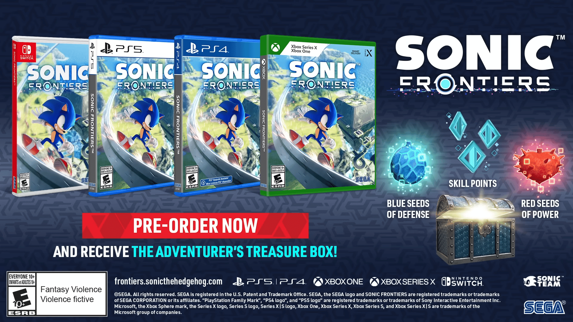 Sonic Frontiers – Launching November 8th + Story Trailer