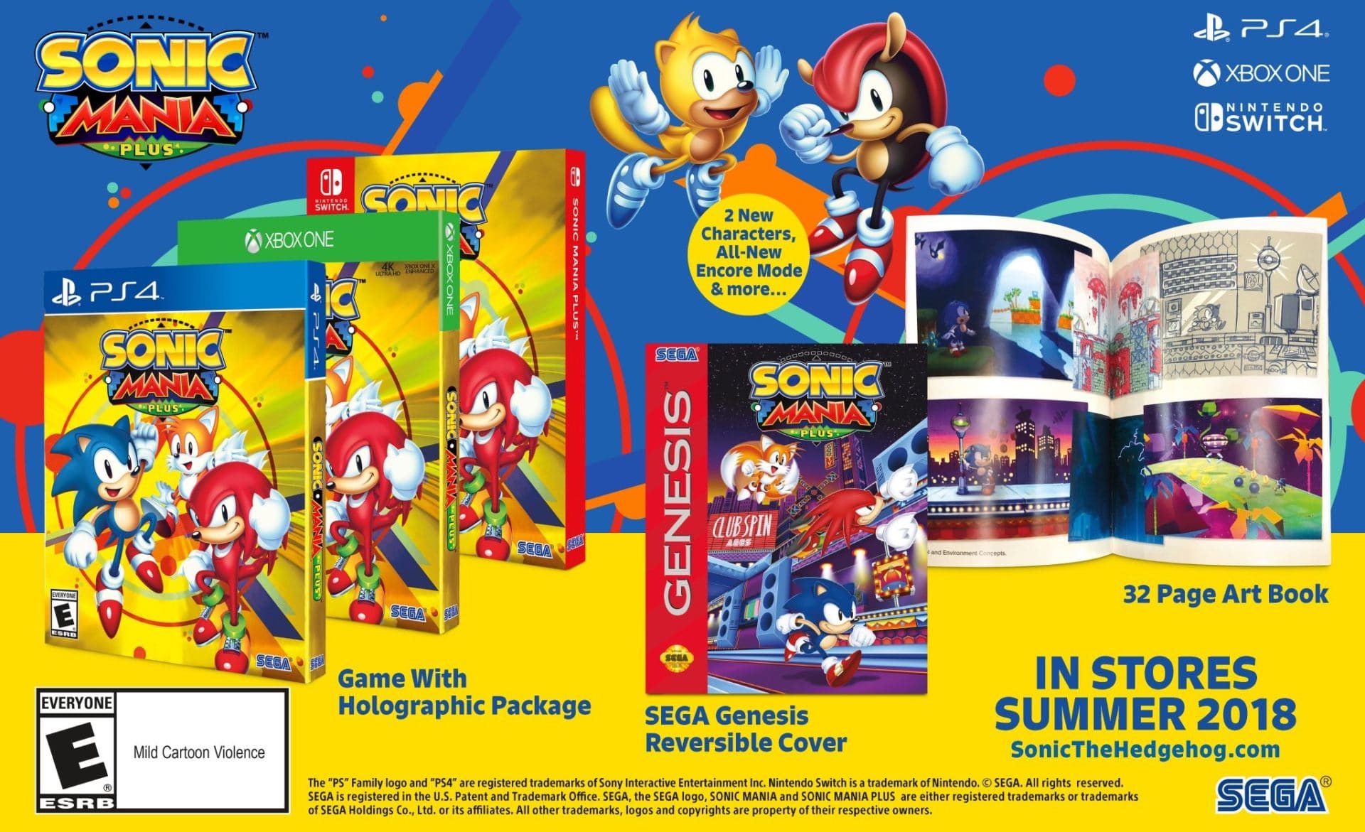 Sonic Mania Plus wordt op 19 juli in Japan gelanceerd