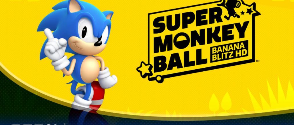 Sonic officieel bevestigd voor Super Monkey Ball: Banana Blitz HD