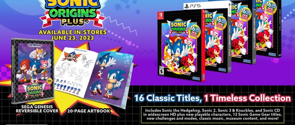 Sonic Origins Plus – Officieel aangekondigd – Nieuwe trailer en details