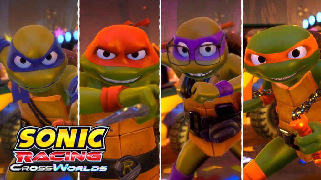 Sonic Racing: CrossWorlds Adds Teenage Mutant Ninja Turtles DLC