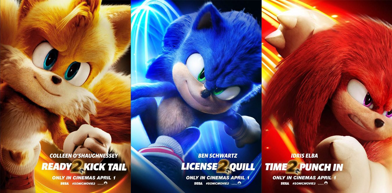 Sonic the Hedgehog 2 movie – $300M in revenue