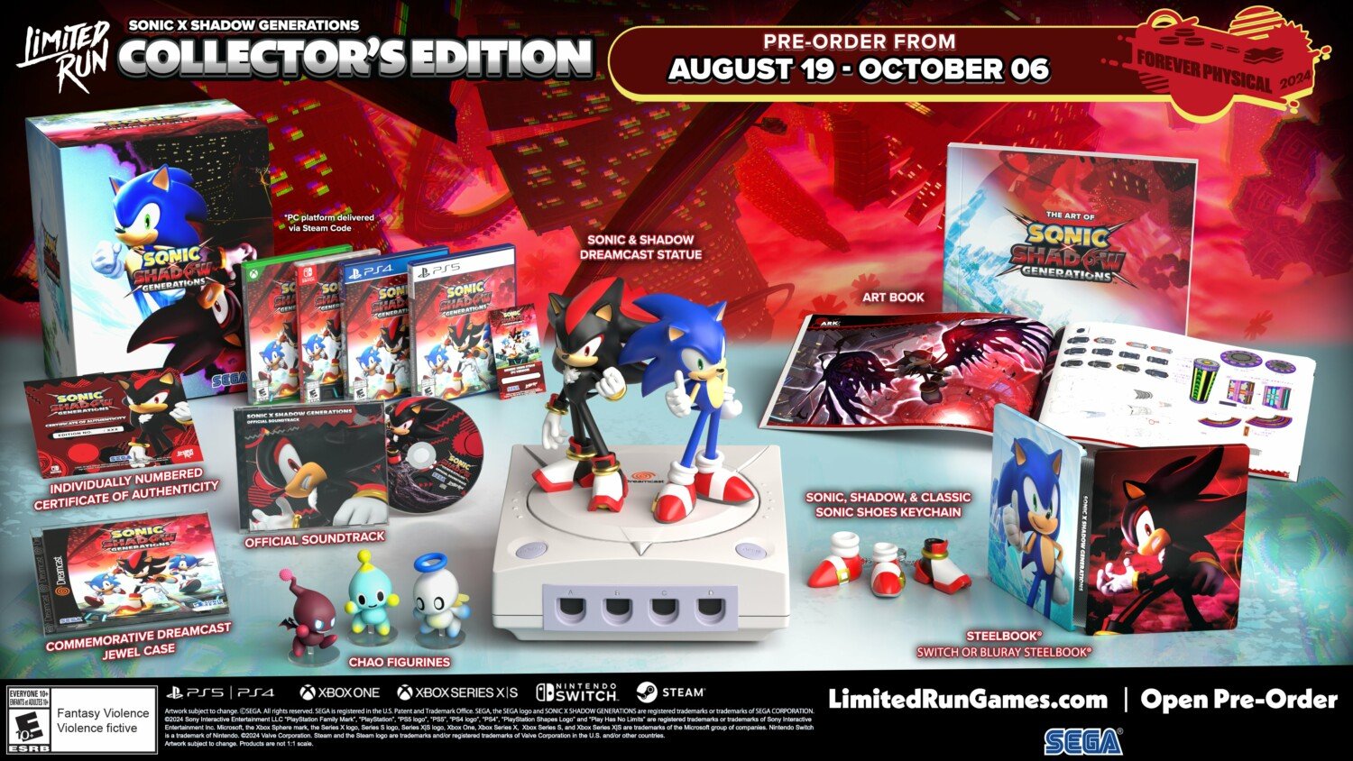 Sonic X Shadow Generations Collector’s Edition: Unveiling the Ultimate SEGA Experience