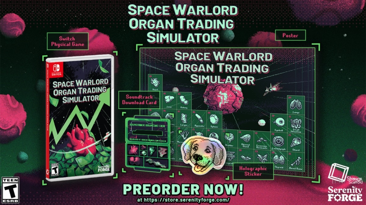 Space Warlord Organ Trading Simulator – Surprise released and physical version is coming