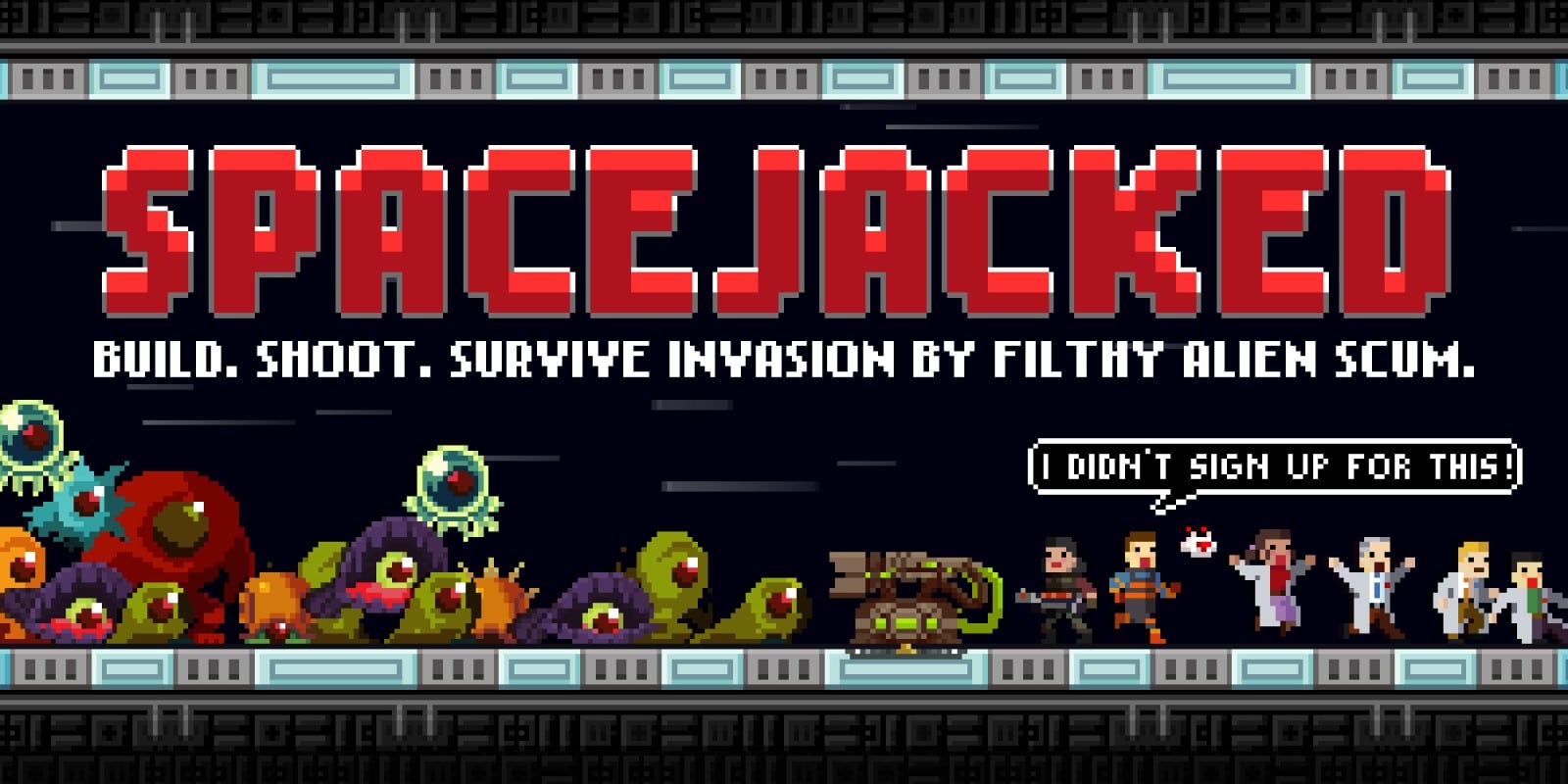 Spacejacked aangekondigd en uitgebracht