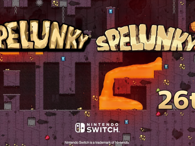 News - Spelunky 1 and 2 launching August 26th