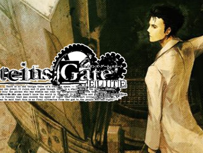 News - Spike Chunsoft revealed Steins;Gate Elite exclusive cloth poster design 