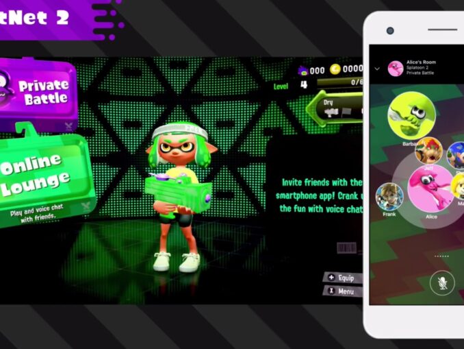 Nieuws - Splatoon 2 Online Lounge wordt stopgezet – Nintendo Switch Online Mobile App 