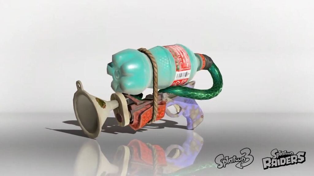 Splatoon 3 voegt de Plastic-Bottle Shot Replica uit Splatoon Raiders toe