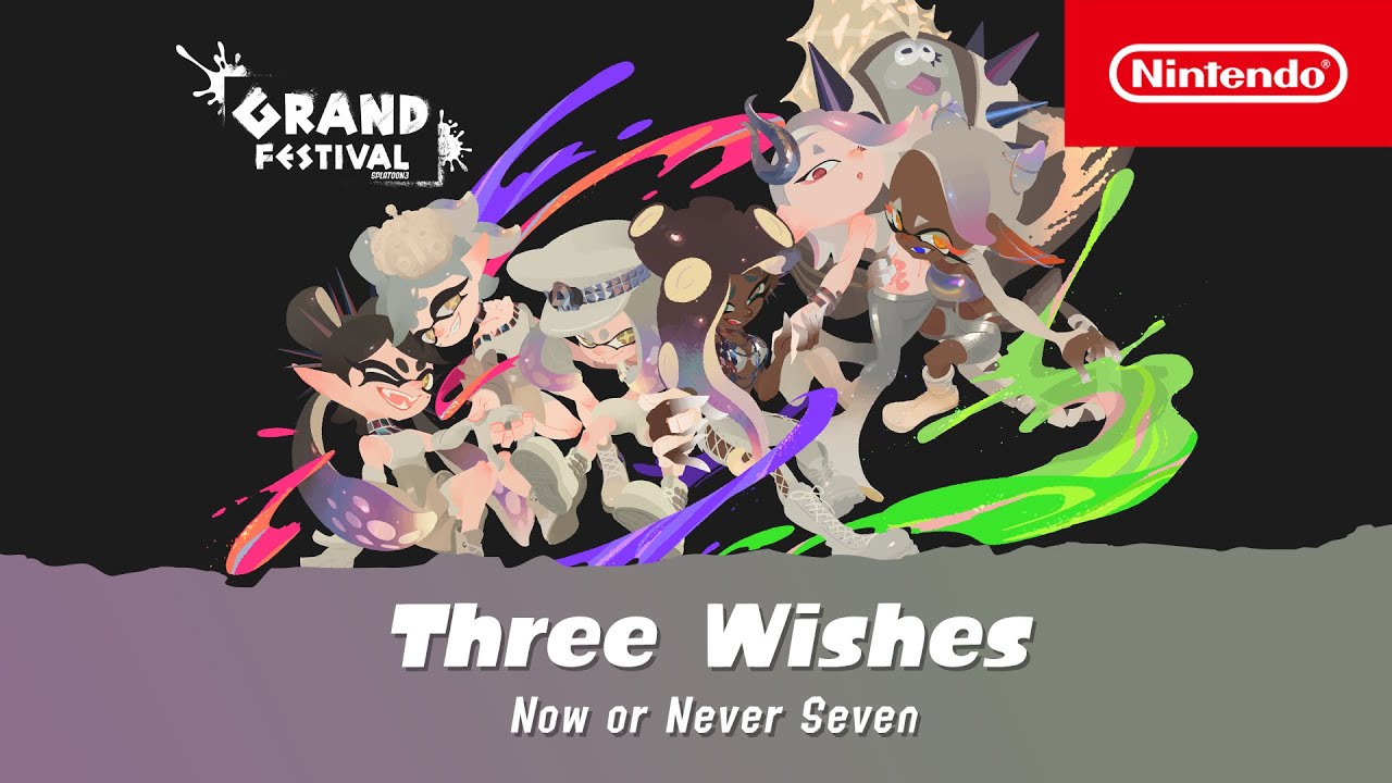 Splatoon 3 Grand Festival: verenig de idolen met het nieuwe nummer Three Wishes