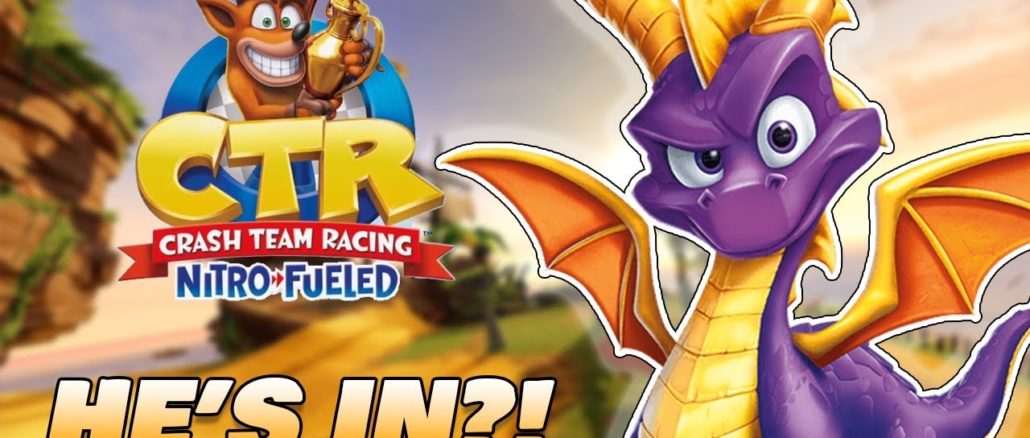 [FACT] Spyro playable in Crash Team Racing Nitro-Fueled?