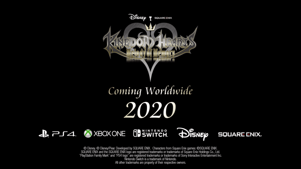 Square Enix – Engelse Kingdom Hearts: Melody of Memories trailer