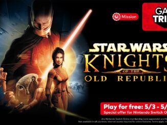 Star Wars Knights of the Old Republic Trial on Nintendo Switch Online