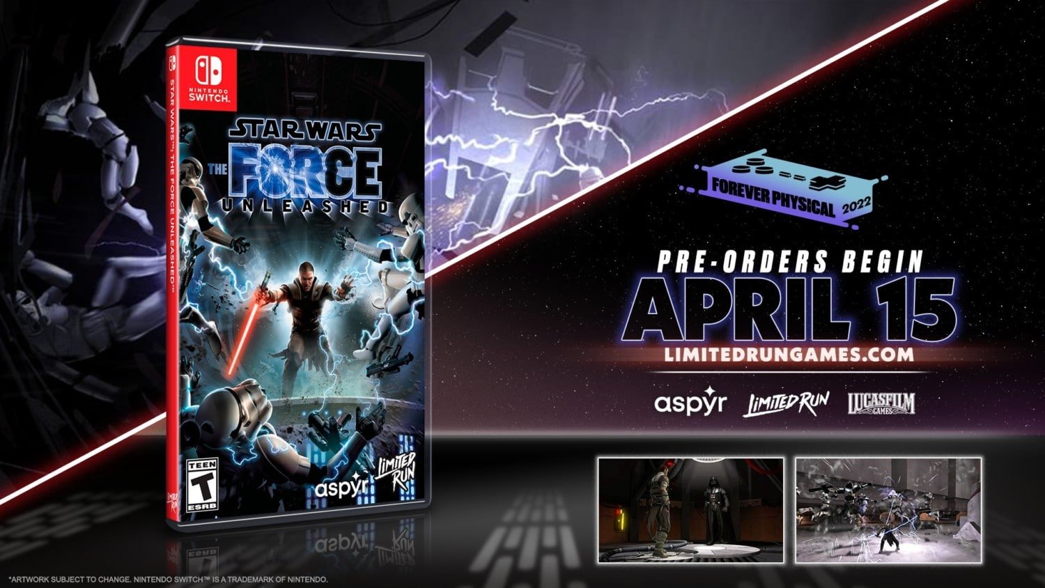 Star Wars: The Force Unleashed – Physical Editions pre-orders on April 15th