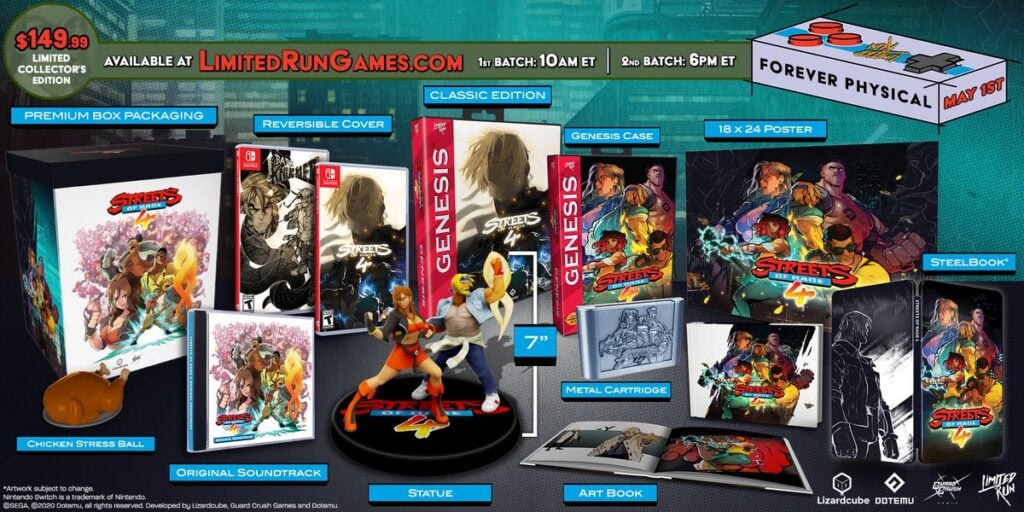 Streets of Rage 4 collector’s edition announced by Limited Run Games