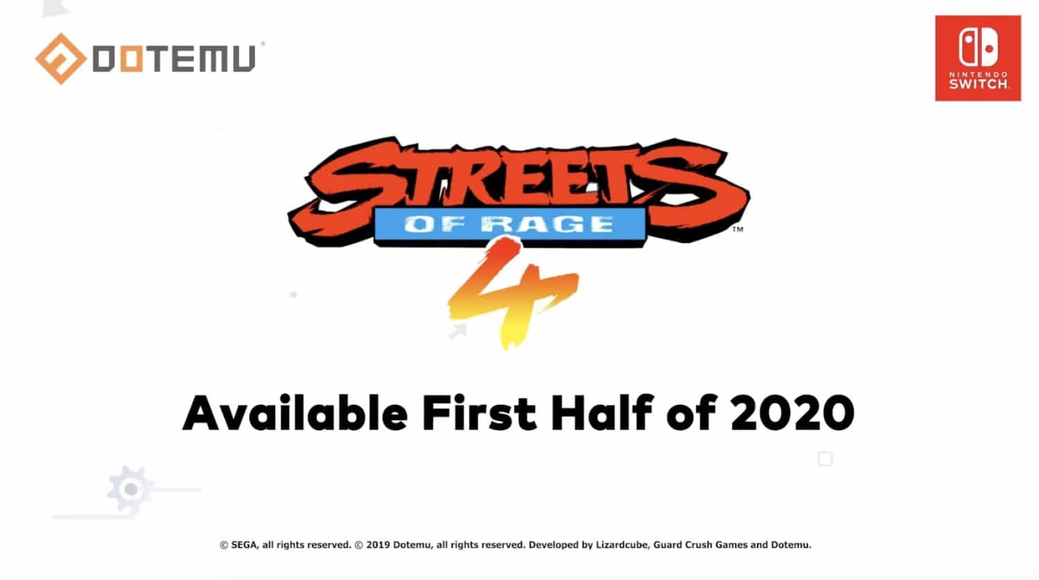 Streets Of Rage 4 – Eerste helft van 2020