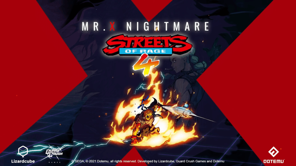 Streets Of Rage 4  – Mr. X Nightmare DLC announced Streets Of Rage 4  – Mr. X Nightmare DLC announced