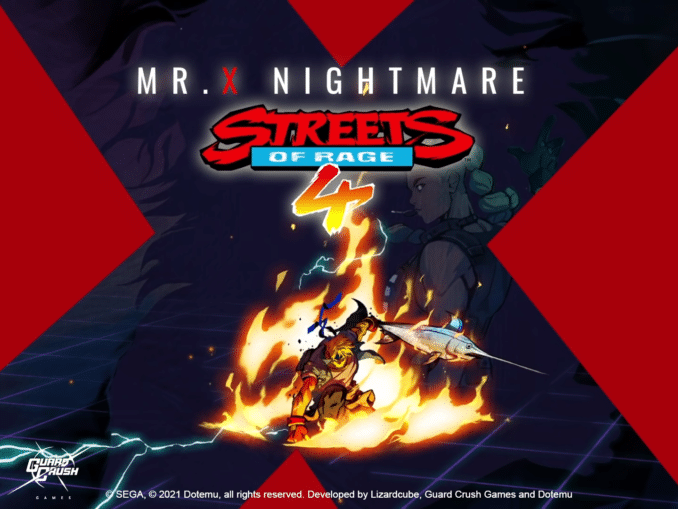 Nieuws - Streets Of Rage 4  – Mr. X Nightmare DLC aangekondigd 