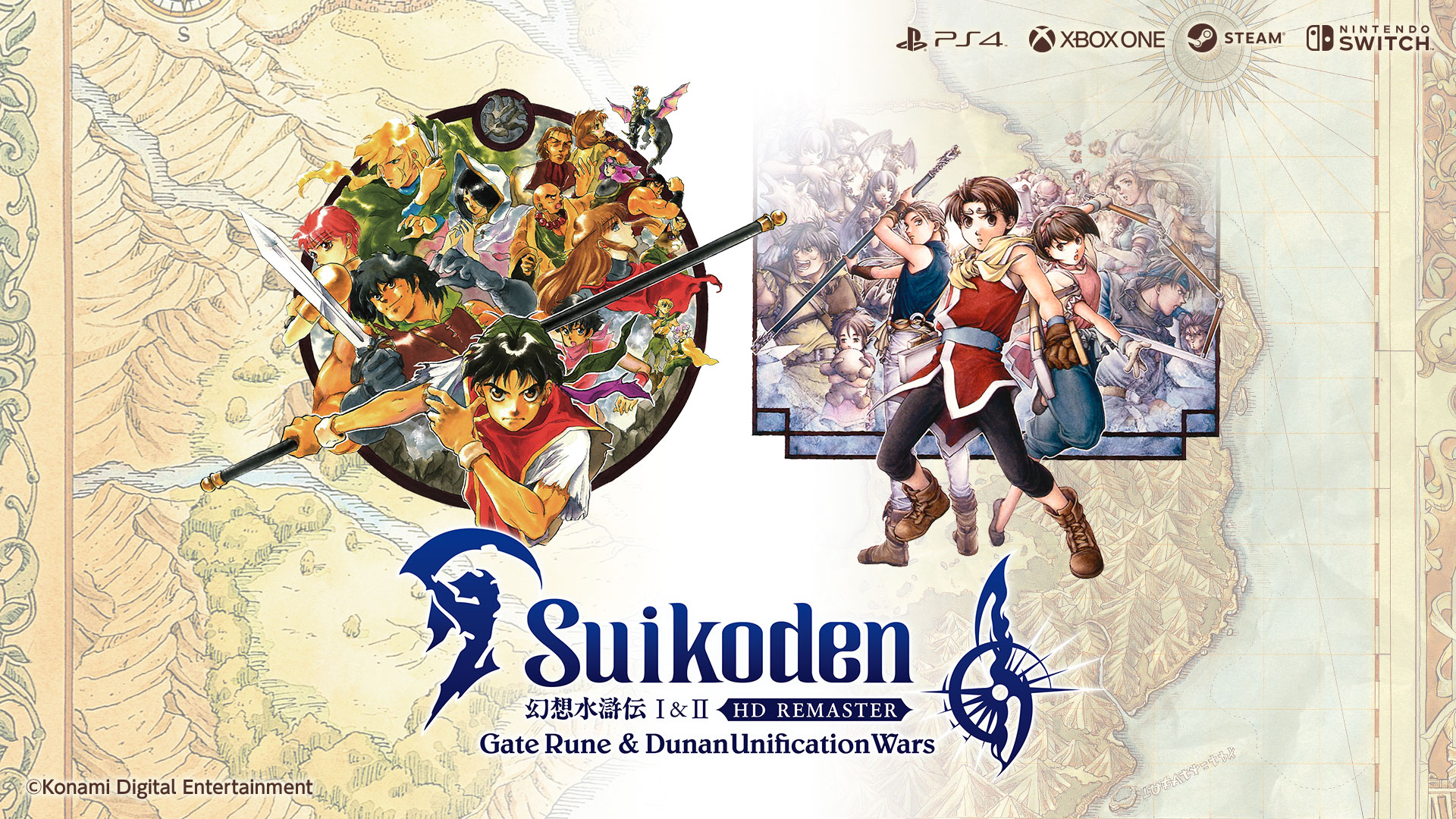 Suikoden 1 & 2 HD Remastered: legendarische PSP-upgrades omarmen