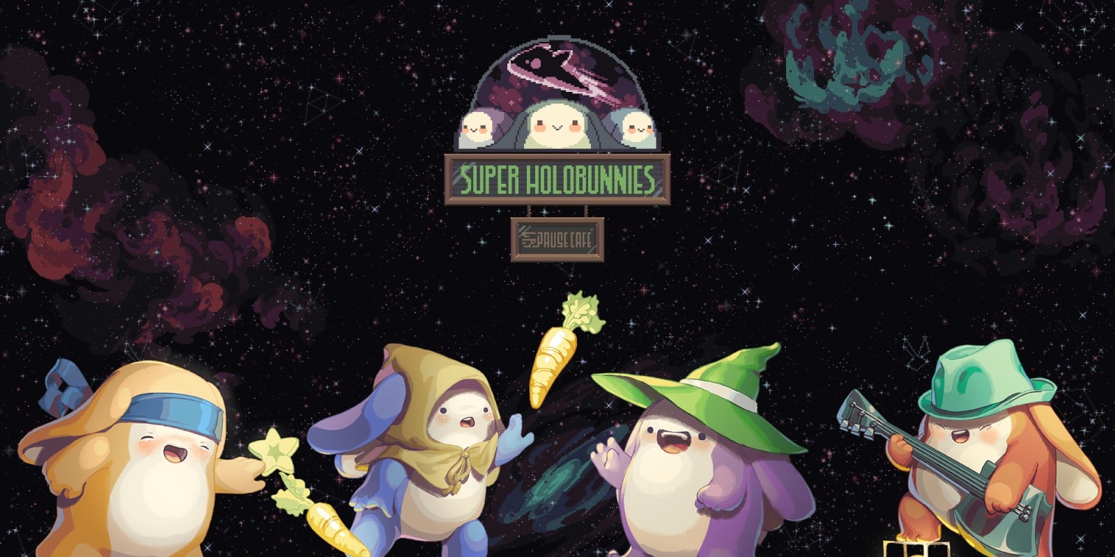 Super Holobunnies: Pause Café has arrived