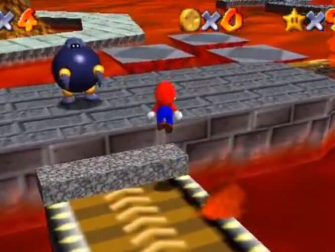 Nieuws - Super Mario 64 vijand Motos hersteld door modding 
