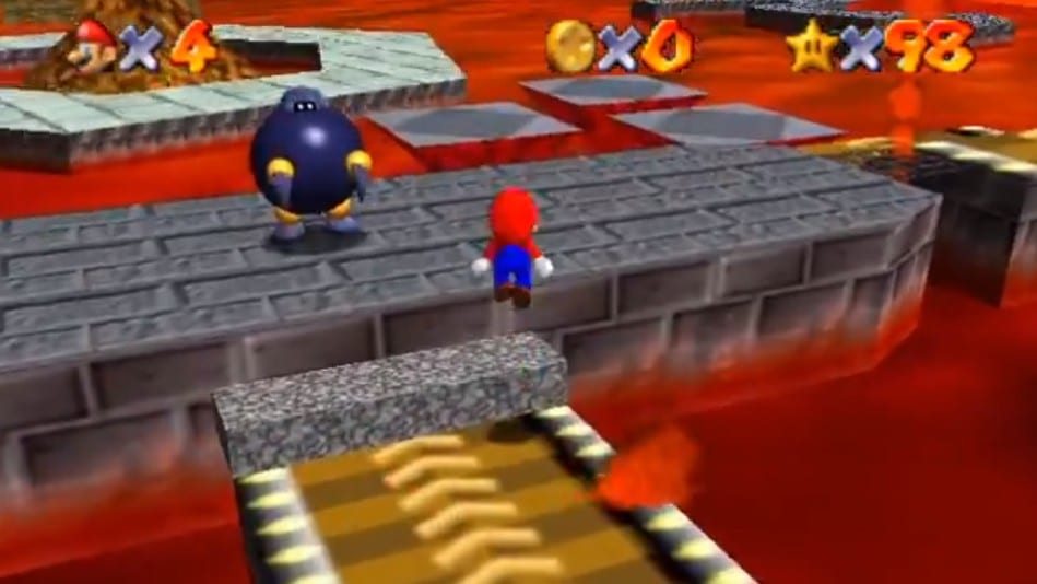 Super Mario 64 enemy Motos restored through modding