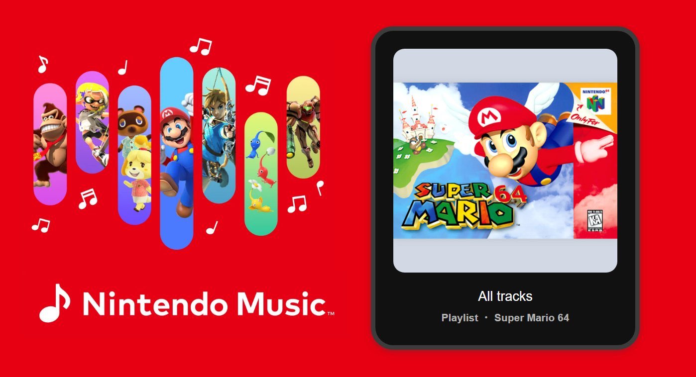 Super Mario 64 Soundtrack Takes Center Stage on Nintendo Music