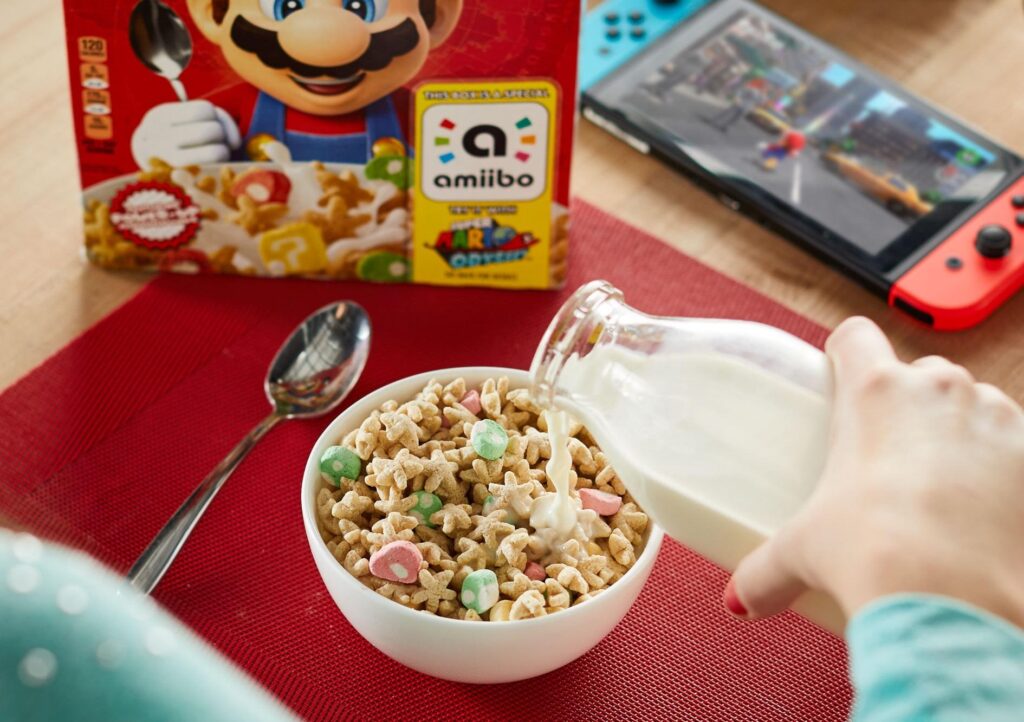 Super Mario Cereal available on Amazon