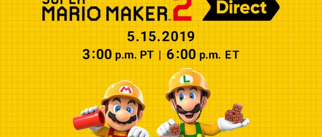 Super Mario Maker 2 Direct Tomorrow