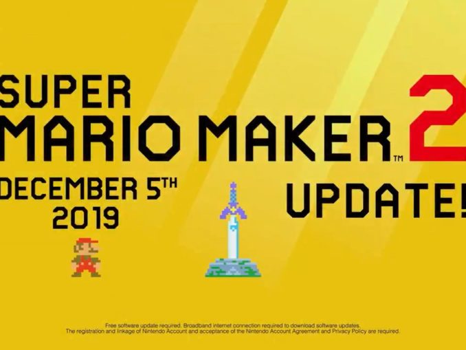 News - Super Mario Maker 2 – Master Sword update – December 5th 