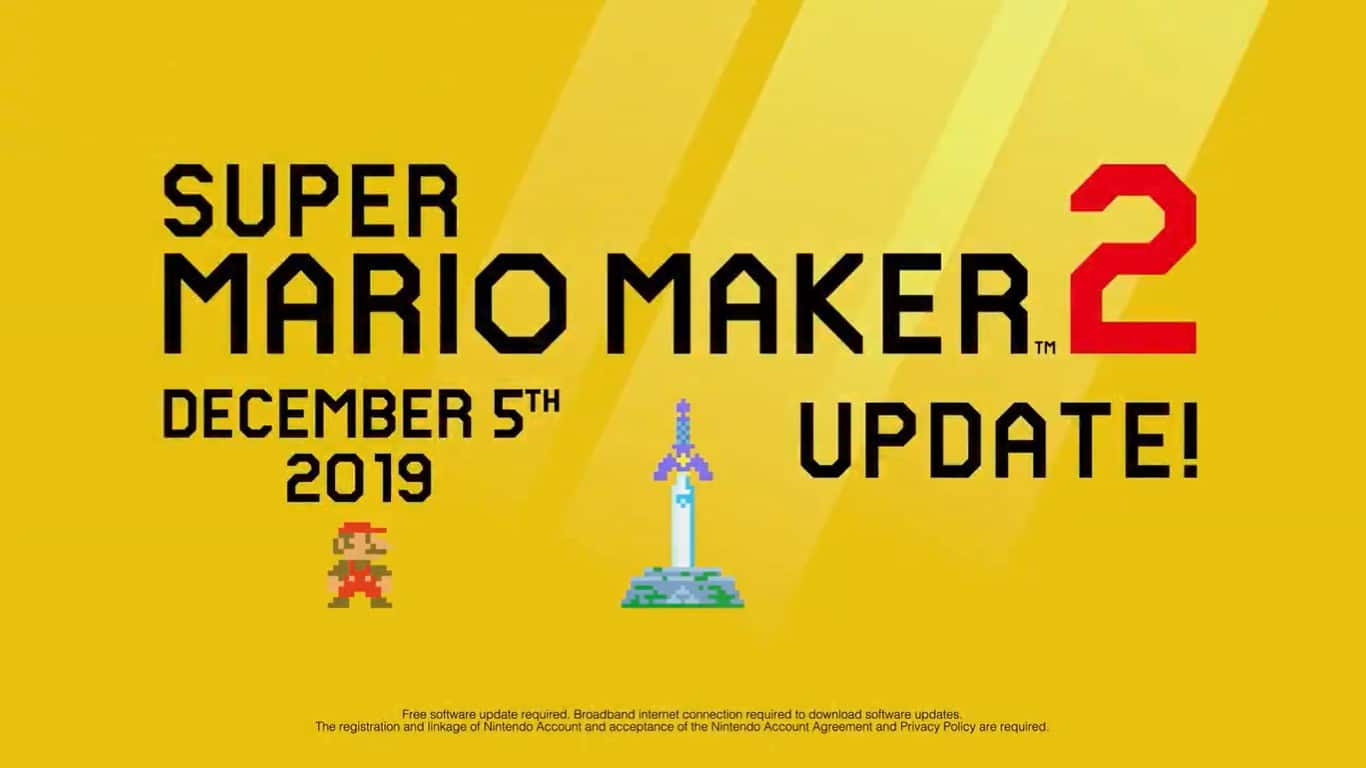 Super Mario Maker 2 – Master Sword update – December 5th
