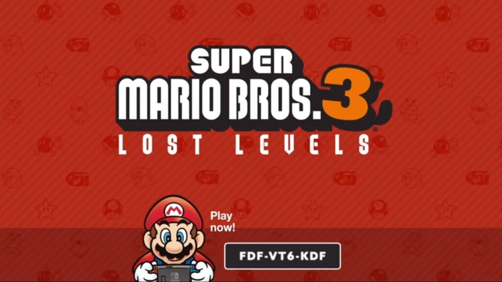 Super Mario Maker 2 Player – Lost Levels geïnspireerd door Super Mario Bros. 3