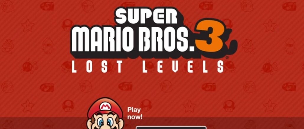 Super Mario Maker 2 Player – Lost Levels geïnspireerd door Super Mario Bros. 3