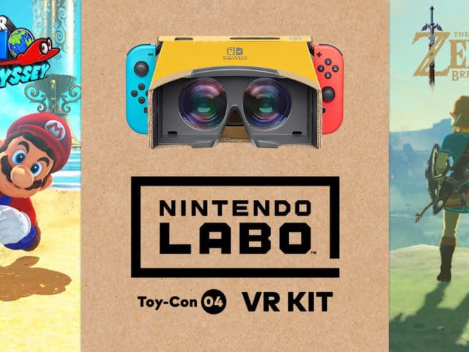 Nieuws - Super Mario Odyssey & Zelda: Breath Of The Wild’s Labo VR Updates beschikbaar 