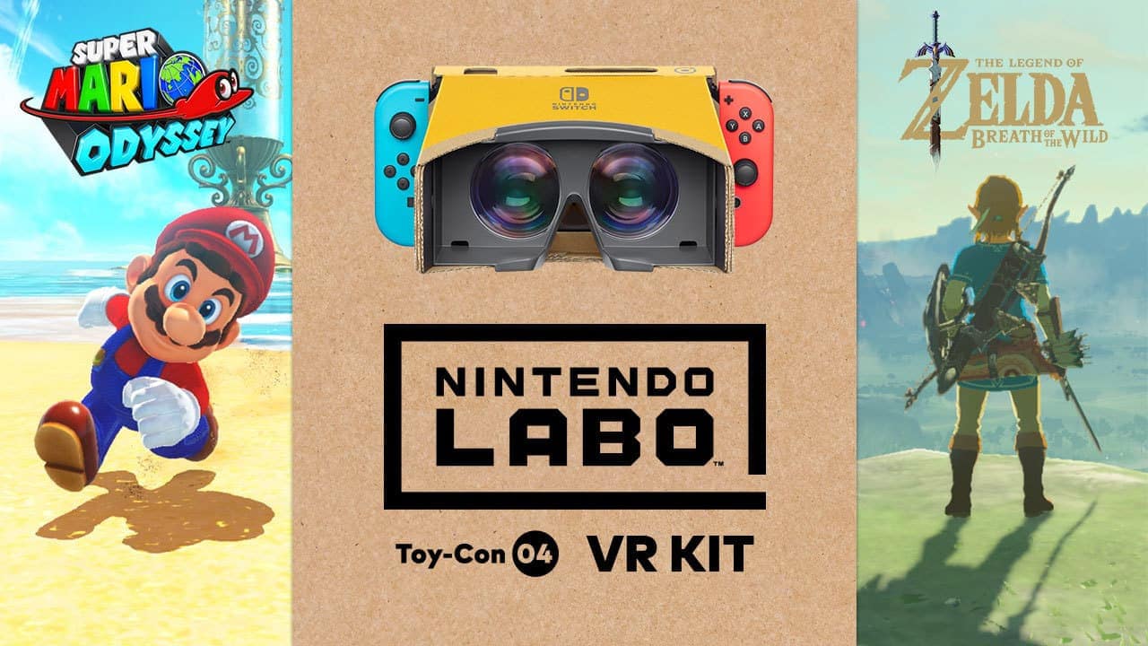 Super Mario Odyssey & Zelda: Breath Of The Wild’s Labo VR Updates beschikbaar
